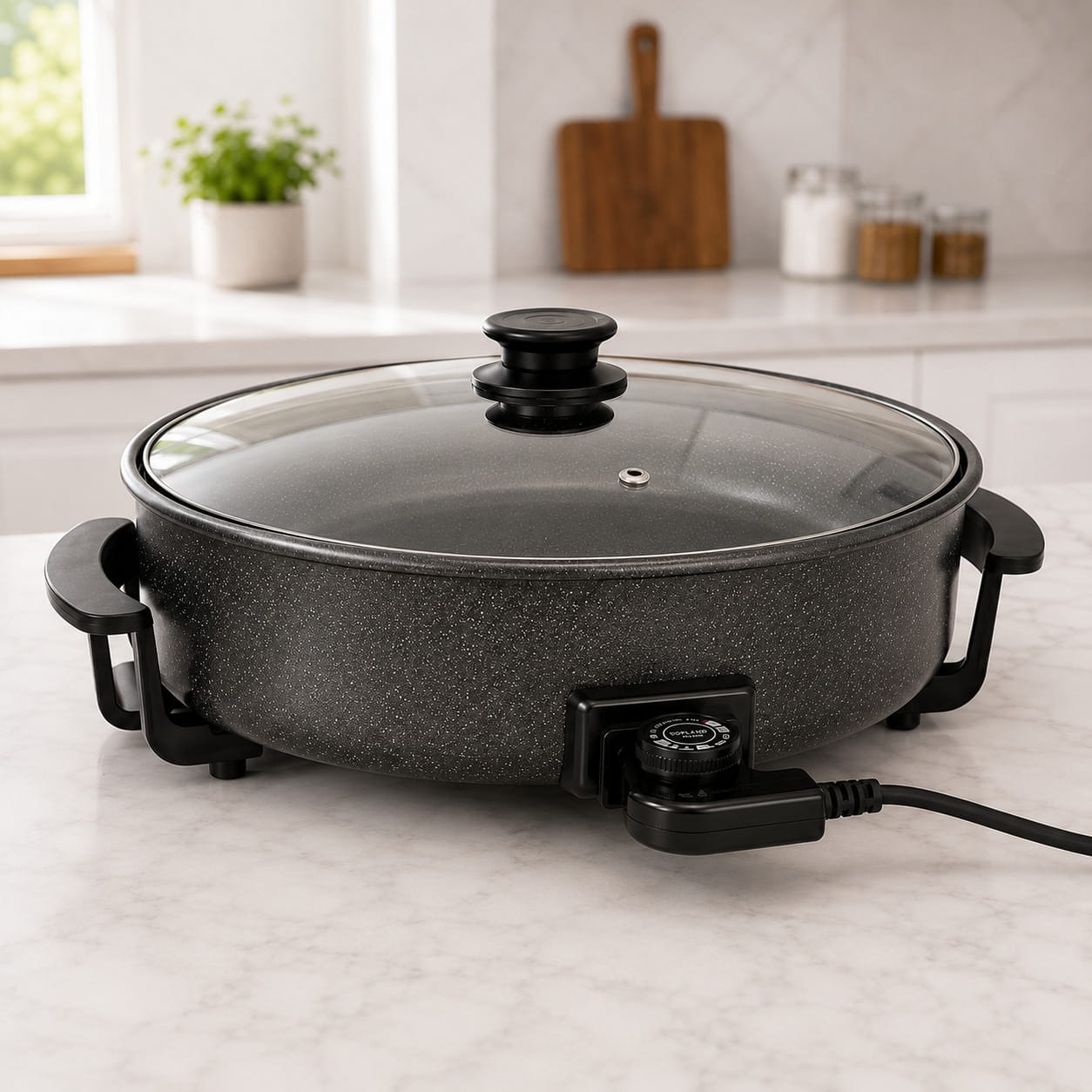 PreppedClub® Jumbo Electric Skillet